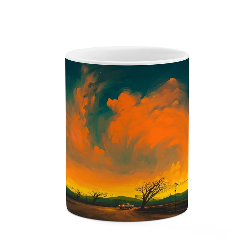 ماگ کاکتی طرح آسمان کد mgp11077