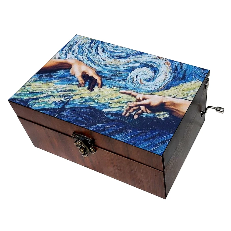 جعبه موزیکال مدل دست آفرینش کد B455 