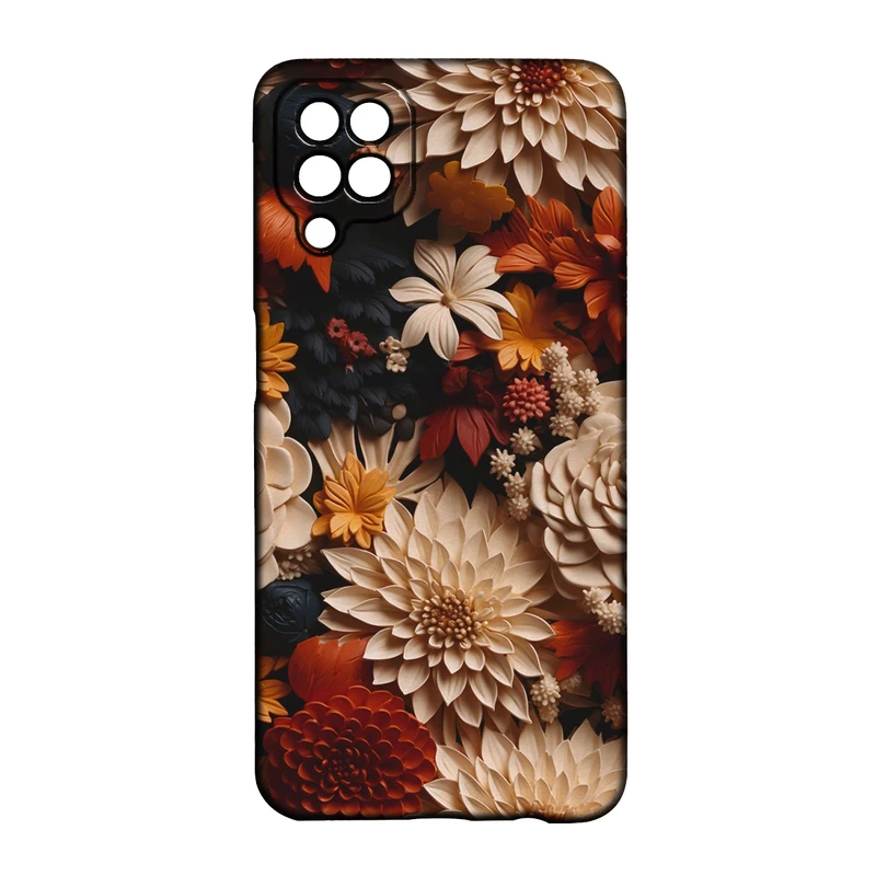 کاور طرح گل کد 304 مناسب برای گوشی موبایل سامسونگ Galaxy A12 / M12 / F12