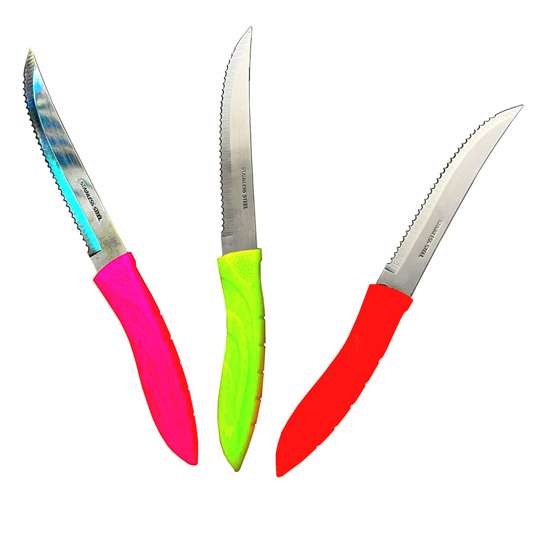 چاقو مدل اره ای بسته 3 عددی چاقو مدل اره ای بسته 3 عددی