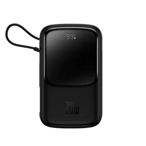 پاوربانک باسئوس مدل PPQD020001 ظرقیت 10000 میلی‌آمپر ساعت