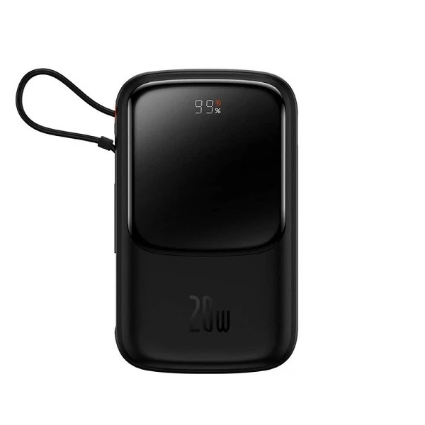 پاوربانک باسئوس مدل PPQD020001 ظرقیت 10000 میلی‌آمپر ساعت