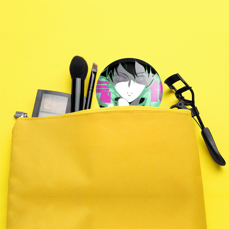 آینه جیبی خندالو مدل ریتسو انیمه موب سایکو Mob Psycho 100 کد 24481