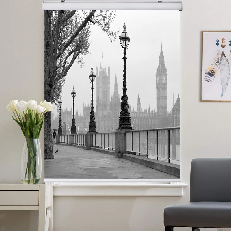 پرده شید زیو کد LS016 سایز 200 × 150 سانتی‌ متر