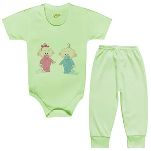 ست بادی و شلوار نوزادی کارانس مدل BSTG-3057