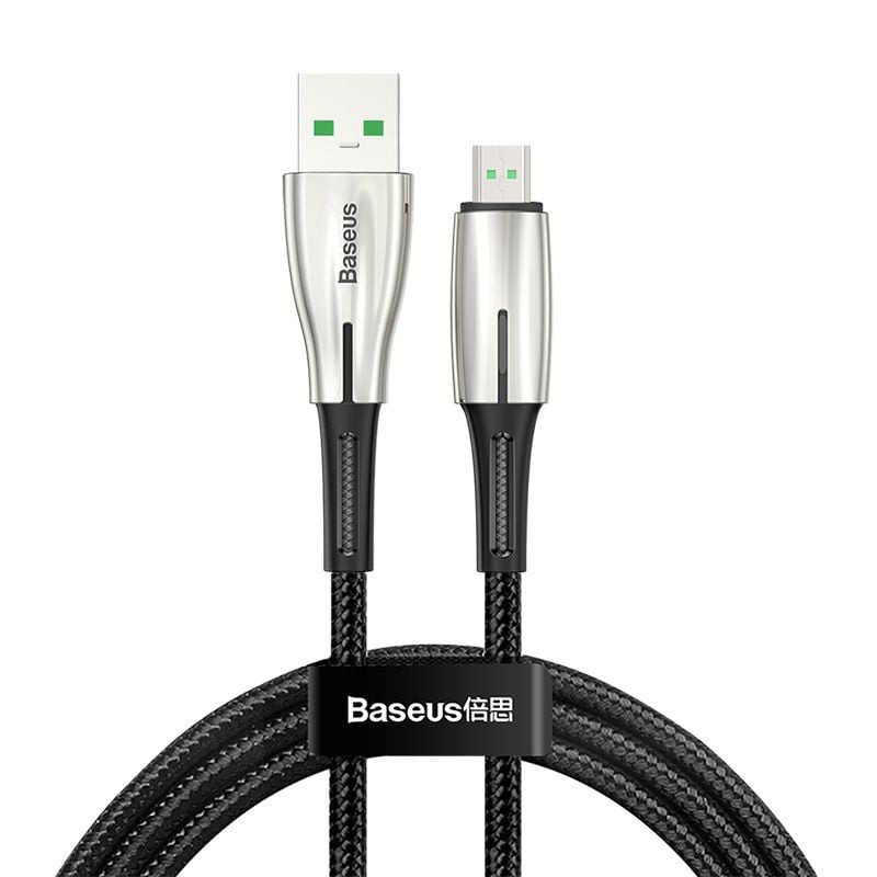 کابل تبدیل USB به MicroUSB باسئوس مدل Waterdrop طول 2 متر