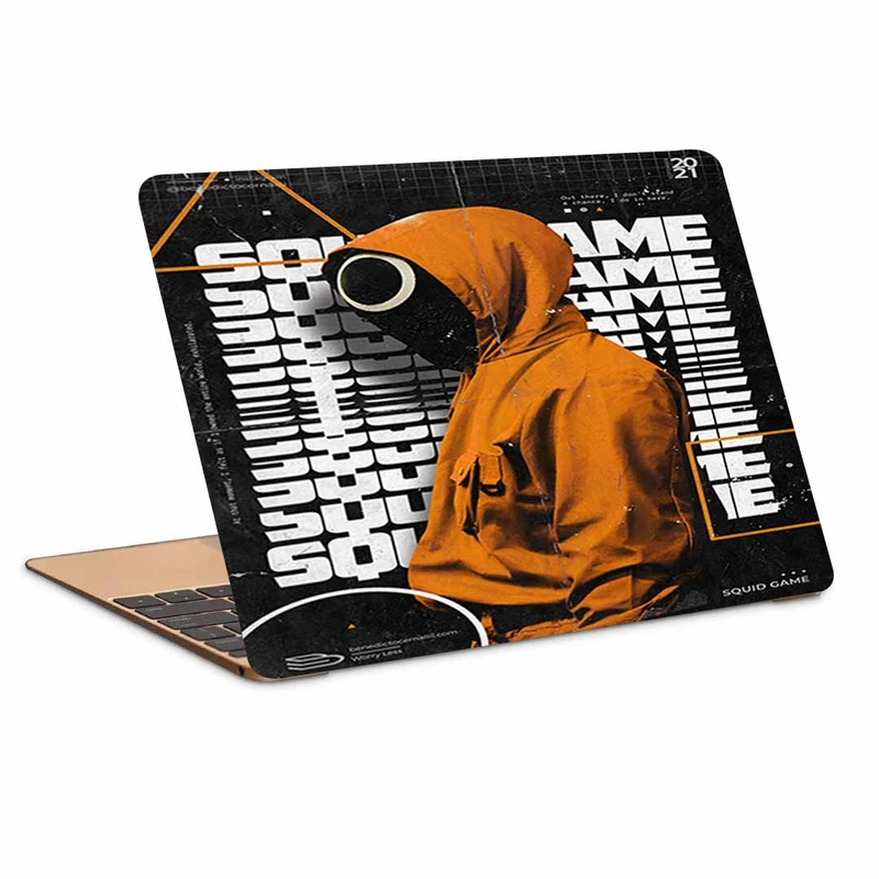 استیکر لپ تاپ طرح Squid Game کد N-607 مناسب برای لپ تاپ 15.6 اینچ