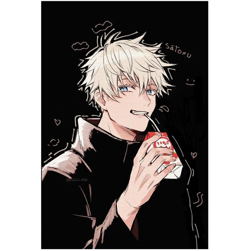 پوستر مدل گوجو ساتورو Satoru Gojo طرح انیمه جوجوتسو کایسن Jujutsu Kaisen کد 808