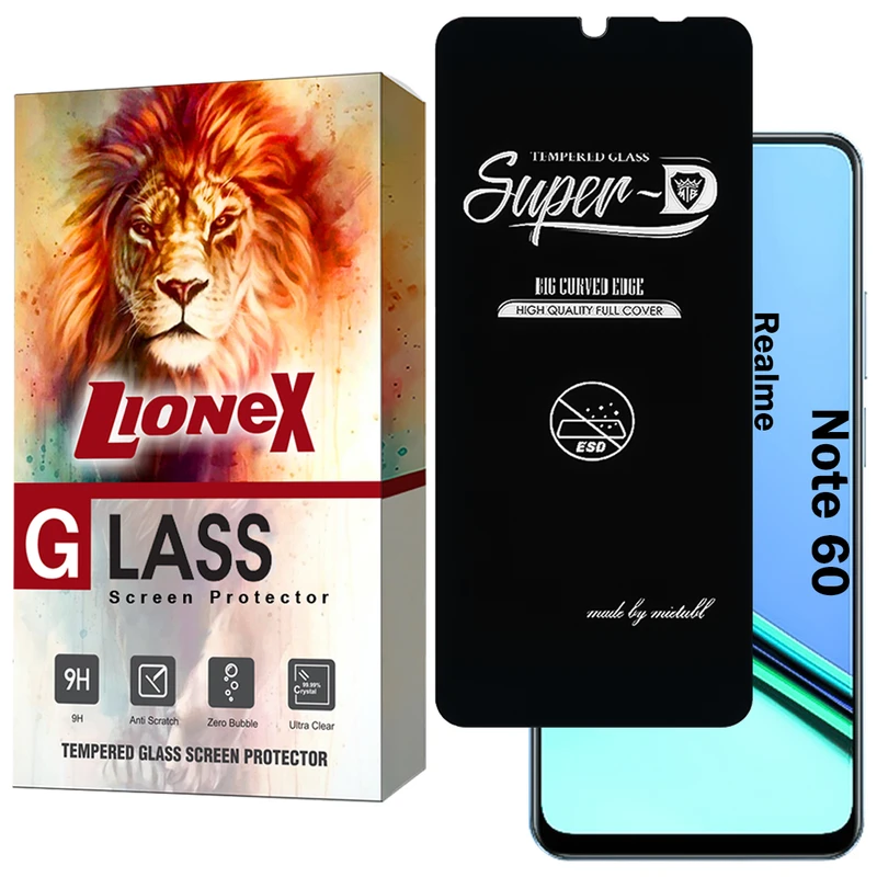 محافظ صفحه نمایش لایونکس مدل SUPERDNL مناسب برای گوشی موبایل ریلمی Note 60