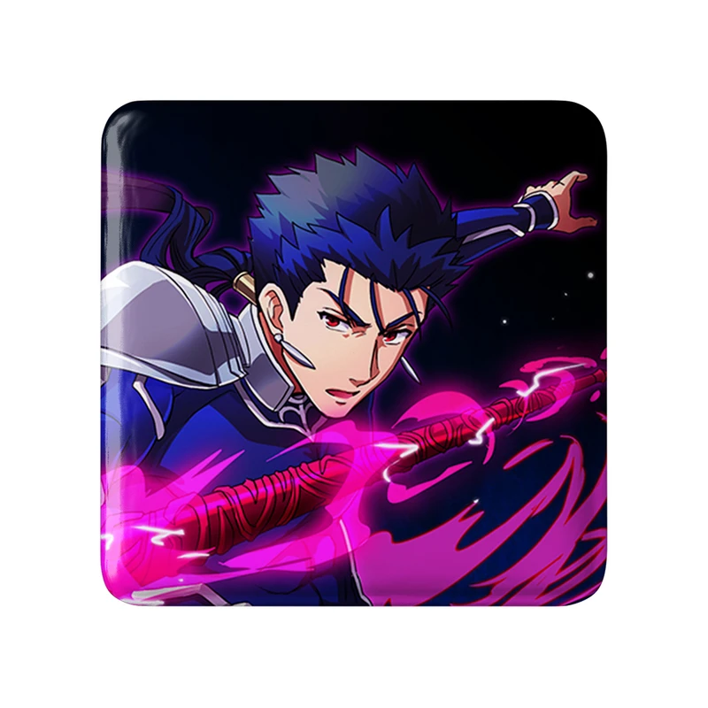 مگنت خندالو طرح لنسر انیمه فیت استی نایت Fate Stay Night مدل مربعی کد 22794