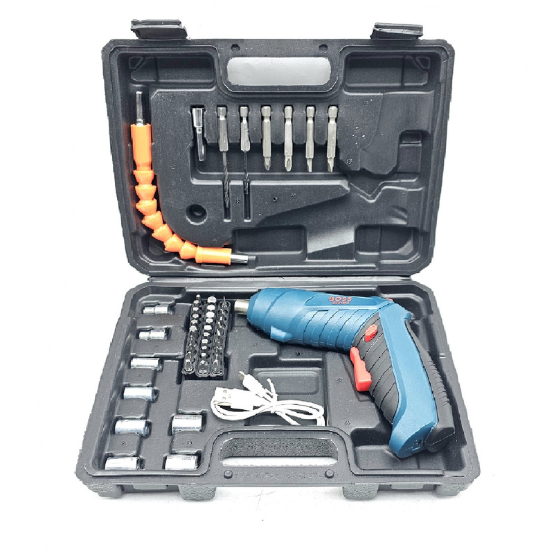 دریل پیچ گوشتی شارژی باس مدل LIFE_STYLE کد 4.2 مجموعه 47 عددی