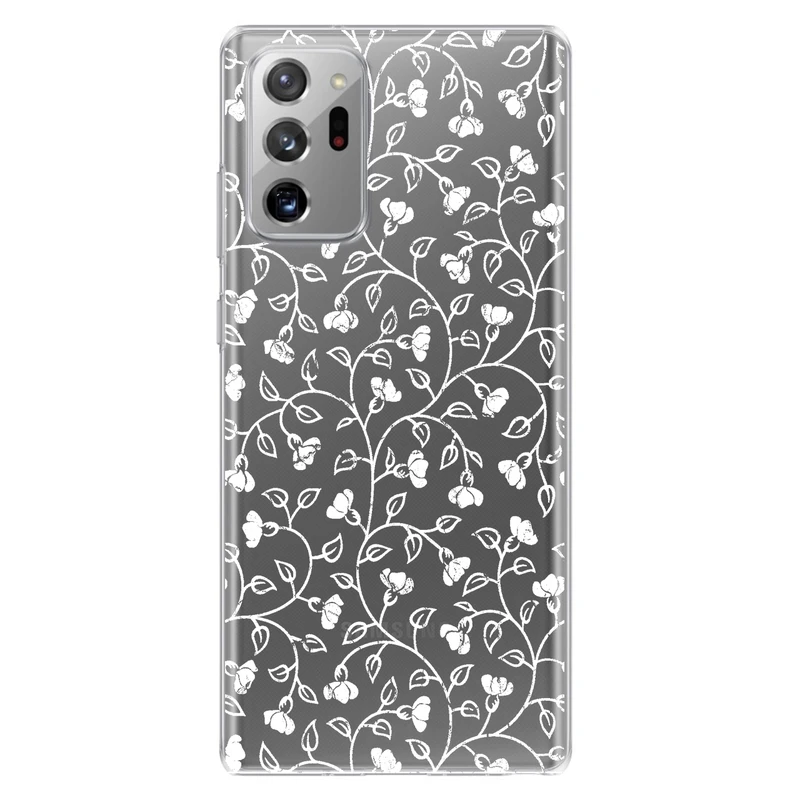 کاور مگافون طرح گل مدل C42-W مناسب برای گوشی موبایل سامسونگ Galaxy Note 20 Ultra