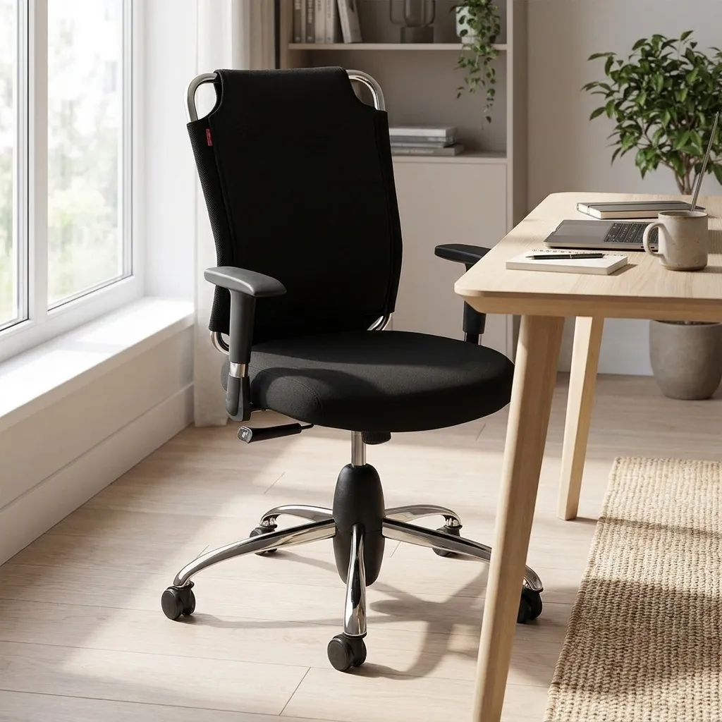 صندلی اداری نیلپر مدل SK712t پارچه ای