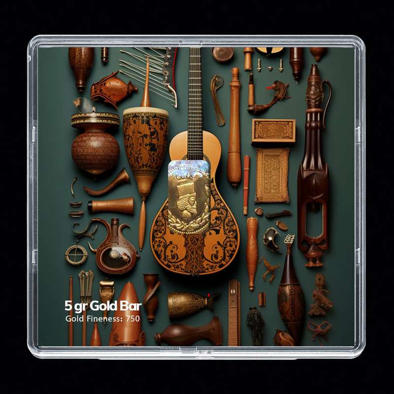 شمش طلا 18 عیار مدوپد مدل SG10129