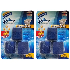 قرص ضدعفونی کننده توالت فرنگی ولناکس مدل Deeply cleaning دو بسته 3 عددی