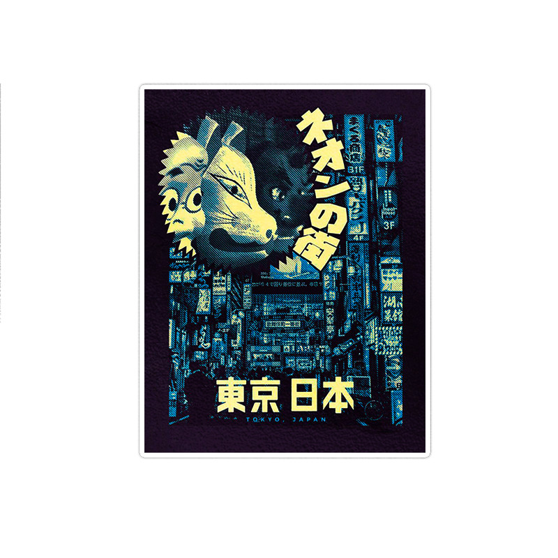 استیکر تزئینی موبایل و تبلت ماسا دیزاین مدل stkv0370 طرح ANIME