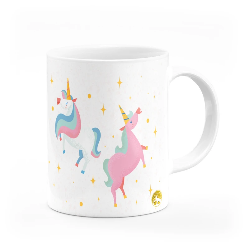 ماگ هومرو طرح یونیکورن اسب تک شاخ مدل MG9605