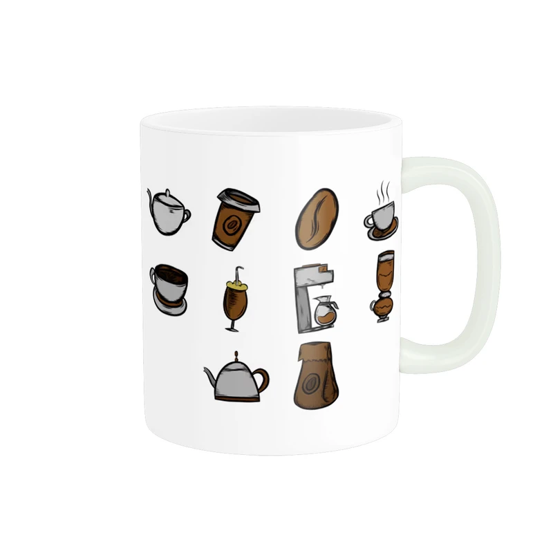 ماگ پادآفرین طرح  قهوه و کافی Coffee کد 1400