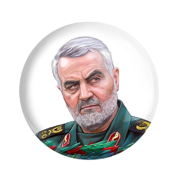 مگنت خندالو طرح سردار قاسم سلیمانی کد 12602