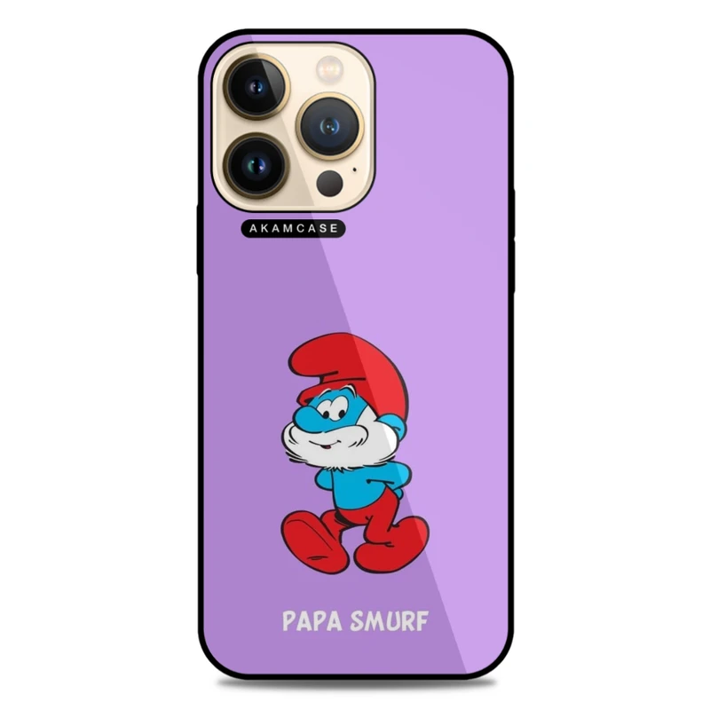 کاور آکام مدل AMC-WA13PRO-SMURFS-1 مناسب برای گوشی موبایل اپل iPhone 13 Pro