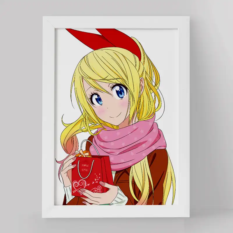 تابلو خندالو مدل انیمه عشق دروغین کد 17187