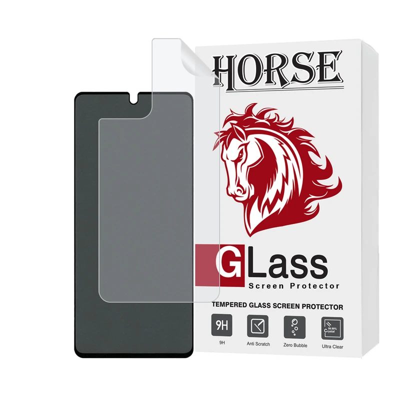 محافظ صفحه نمایش حریم شخصی هورس مدل FULLPRIVNANOH مناسب برای گوشی موبایل سامسونگ Galaxy A53 5G به همراه محافظ پشت گوشی
