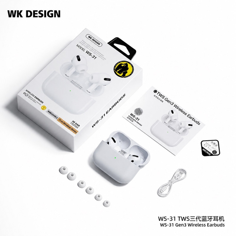 هدفون بلوتوثی دبلیو کی دیزاین مدل WS-31-V5.3 
