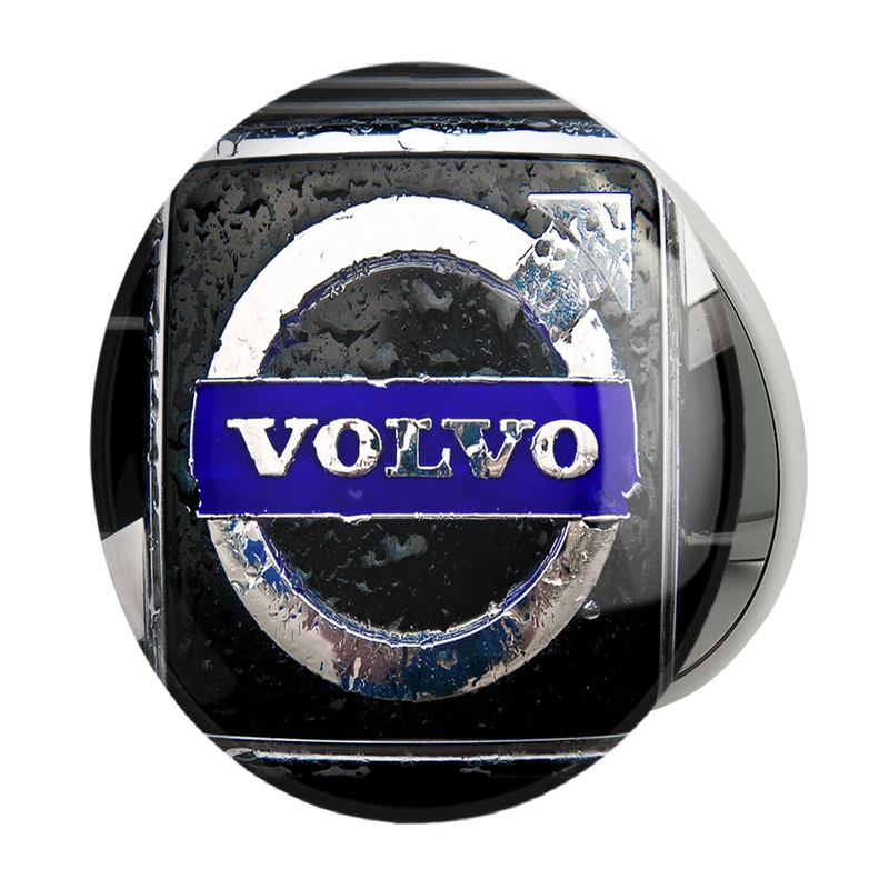 آینه جیبی خندالو طرح ولوو volvo مدل تاشو کد 23659 