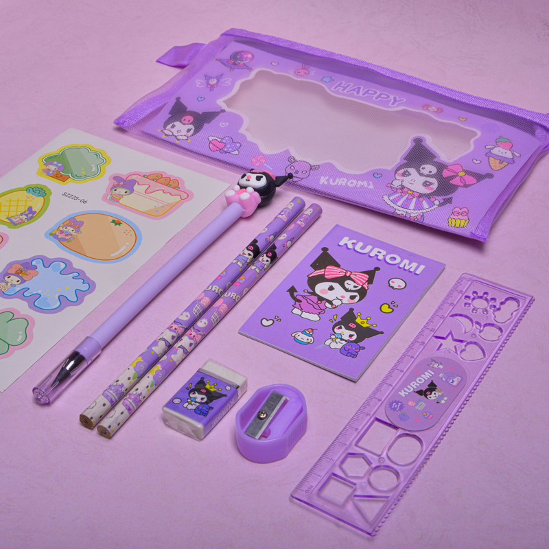 بسته لوازم تحریر مدل کرومی و گروه سانریو