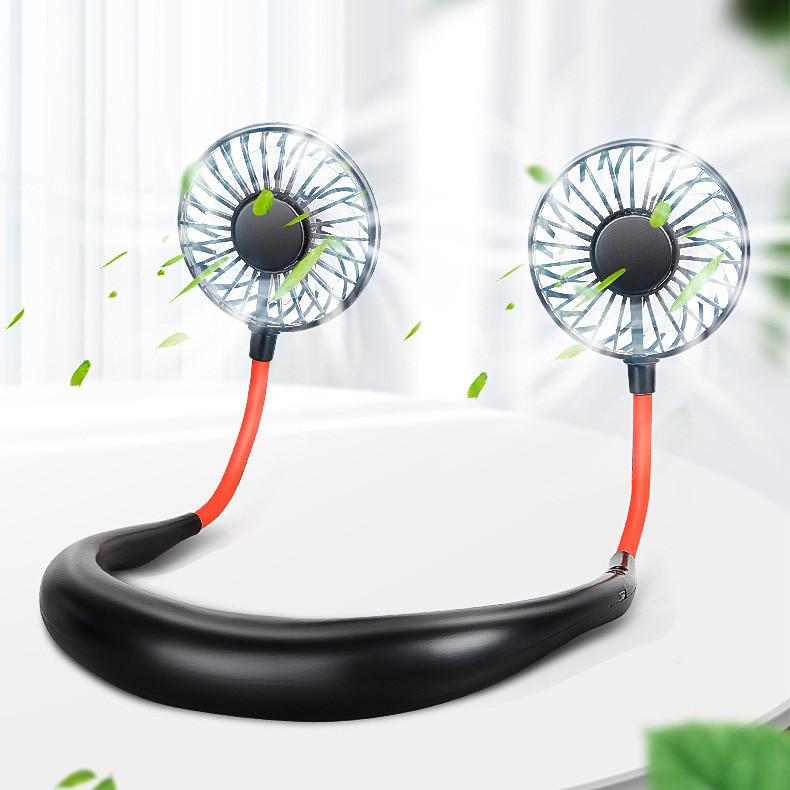 پنکه گردنی مدل ال ای دی دار شارژی