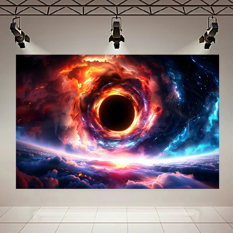 پوستر طرح سیاهچاله مدل گداخته کد PD2099