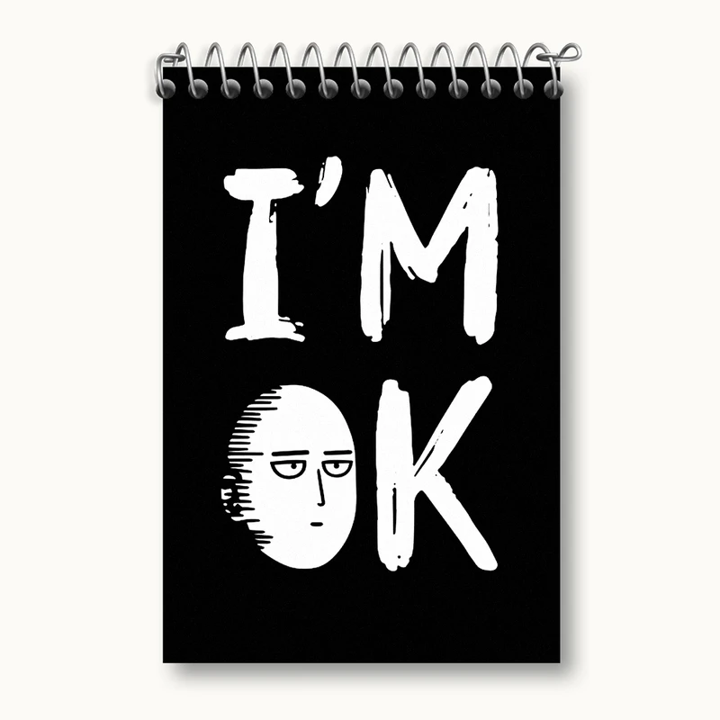 دفتر یادداشت 50 برگ خندالو مدل انیمه وان پیس (One Piece) کد F1737