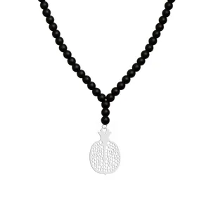 گردنبند نقره زنانه هایکا مدل انار کد n.ha1-84