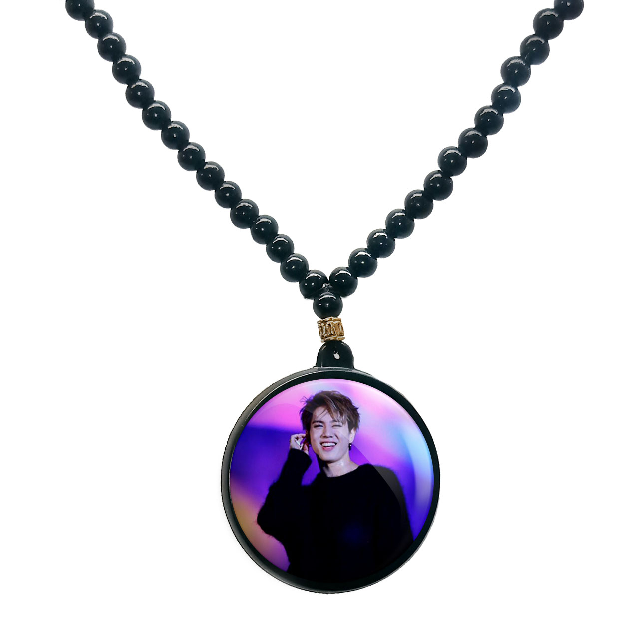 گردنبند پرمانه طرح GOT7 کد pmd.19198 مدل دو طرفه