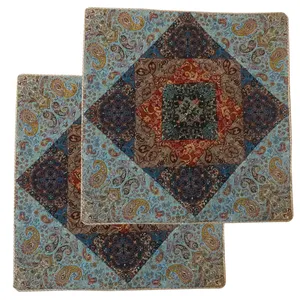 کاور کوسن ترمه مدل CHGH_04 بسته دو عددی