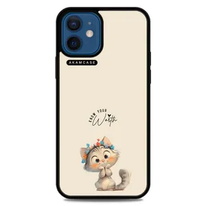 AKAM AMC-WA12M-ANIMALS QOUTES-7 Cover For Apple iPhone 12 Mini