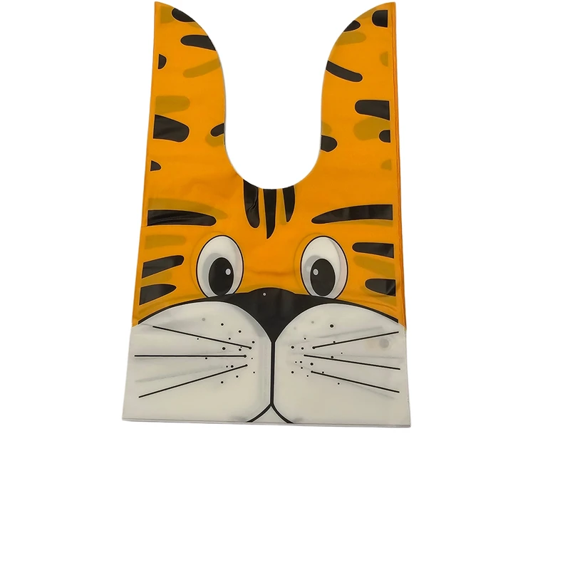 پلاستیک بسته بندی مدل گوشدار ببری مجموعه 10 عددی