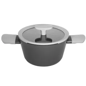 قابلمه تک دو رو گرانیت فورج لیدوما مدل لئو سری برگهوف سایز 20