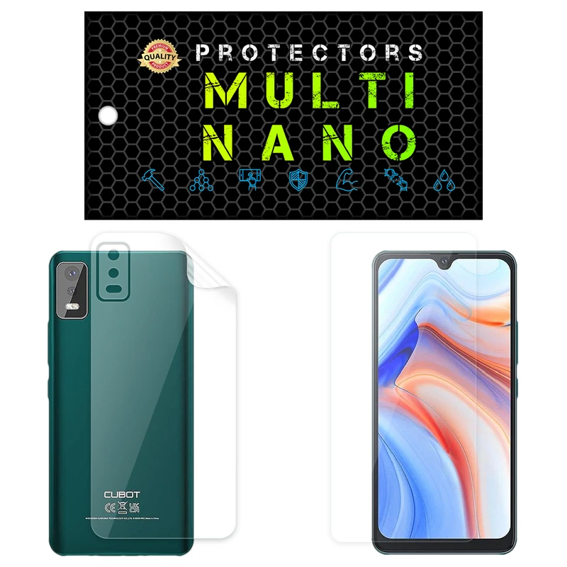 محافظ صفحه نمایش مولتی نانو مدل X-SFT مناسب برای گوشی موبایل کوبوت Note 8 به همراه محافظ پشت