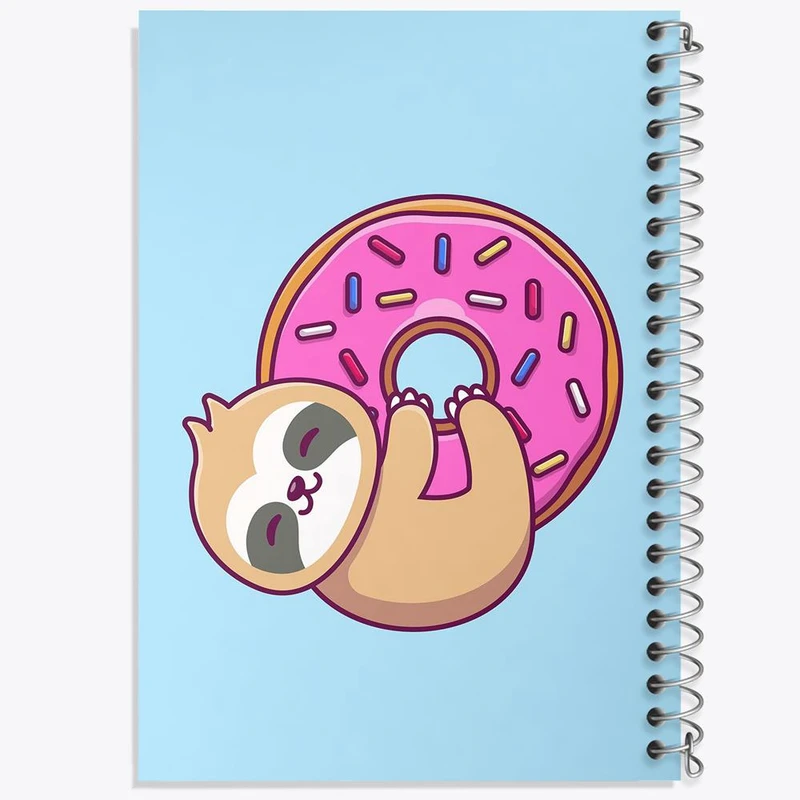 دفتر نقاشی 50 برگ خندالو مدل تنبل کد 26195