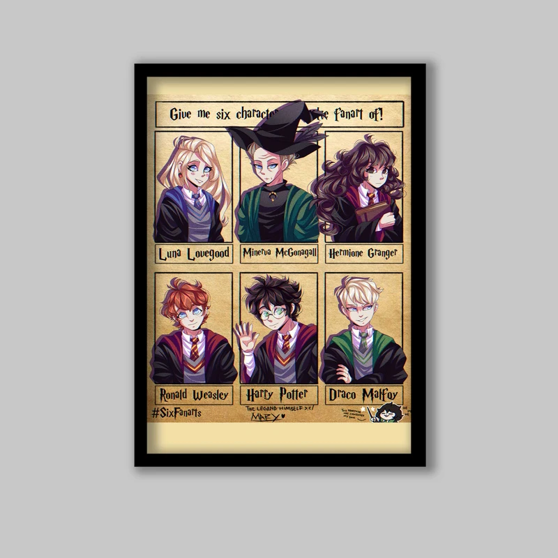 تابلو لیلیان طرح هری پاتر کد LA-G11413-2