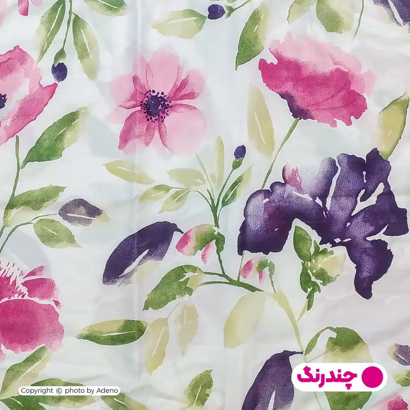 ملحفه آدنو مدل خزان کد IR130 یک نفره سایز 140x240 سانتی متر