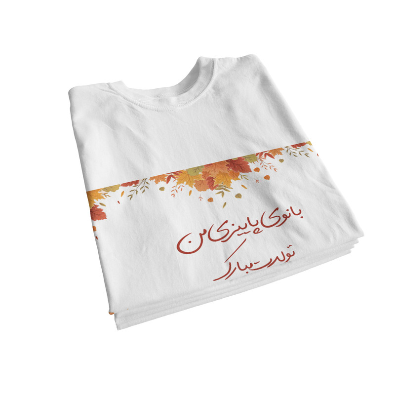 تی شرت آستین بلند زنانه مدل تولد مهر ماه 009