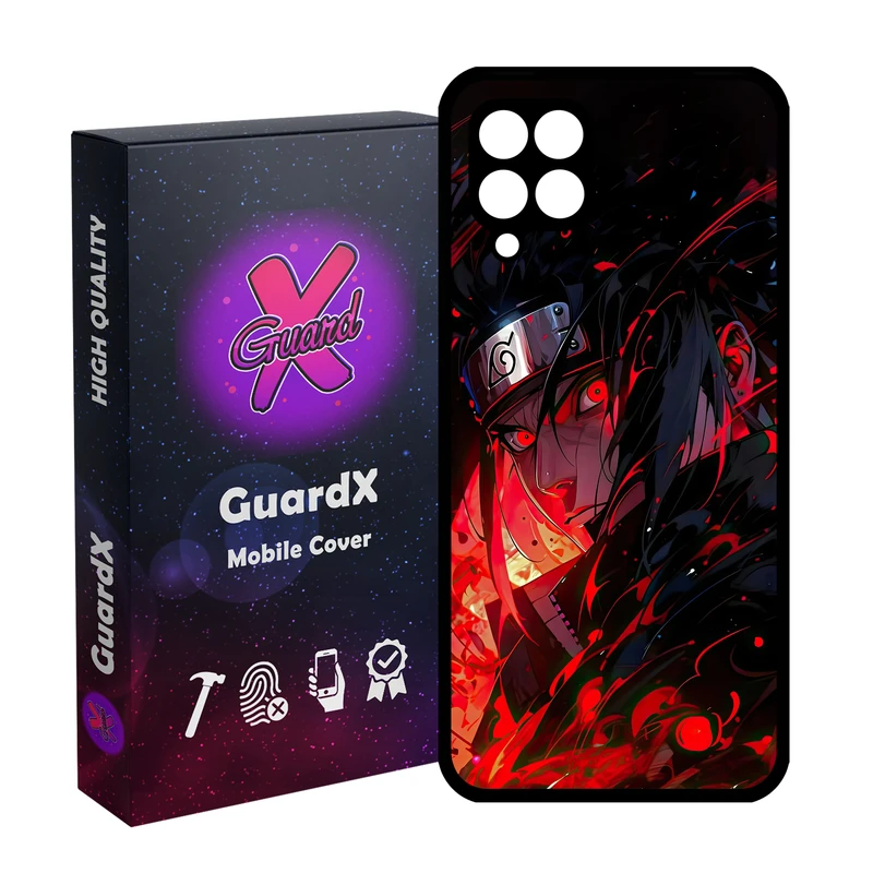 کاور گارد ایکس طرح ایتاچی انیمه مدل Glass10690 مناسب برای گوشی موبایل سامسونگ Galaxy A12/M12/F12