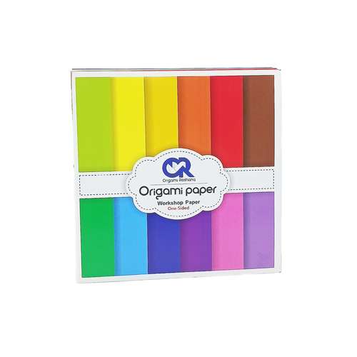 کاغذ اوریگامی مدل Sp151 یک رو رنگی 10x10 بسته 200 عددی