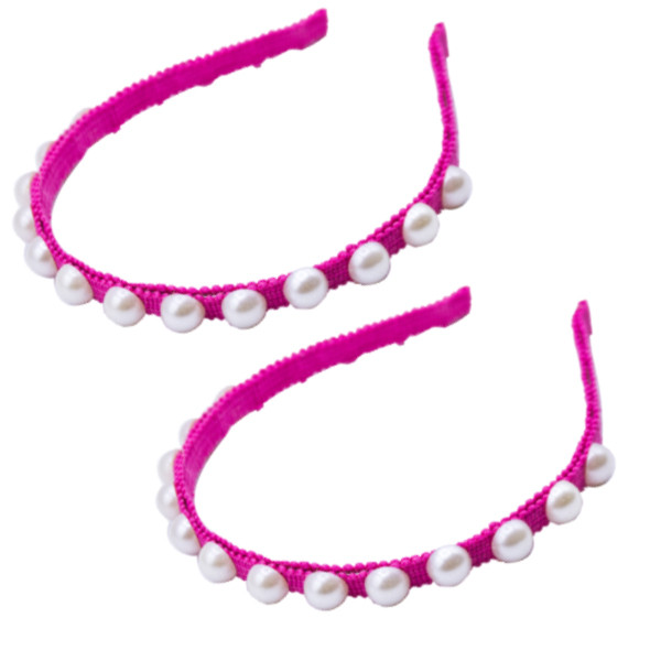 تل مو دخترانه مدل pearl مجموعه 2 عددی