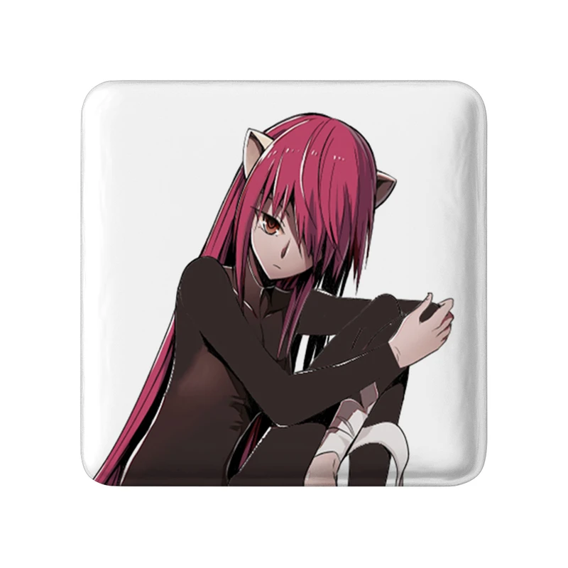 مگنت خندالو طرح لوسی انیمه الفن لید مدل مربعی کد 32196