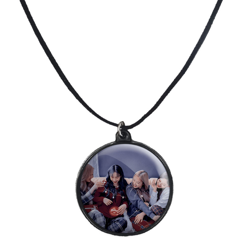 گردنبند پرمانه طرح aespa کد pmb.18606 مدل دو طرفه