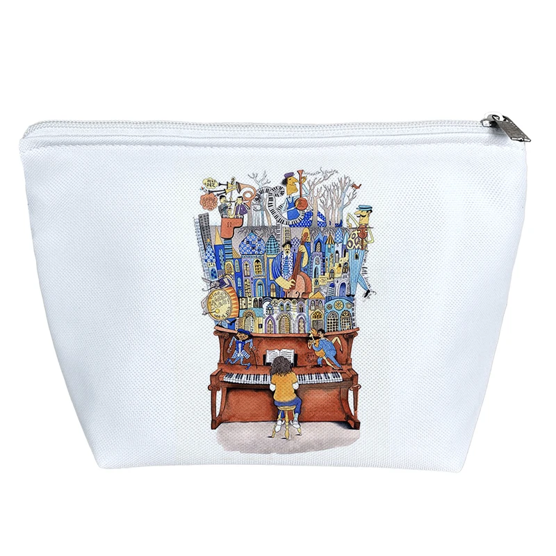 کیف لوازم آرایش دخترانه خندالو مدل پیانو کد H949