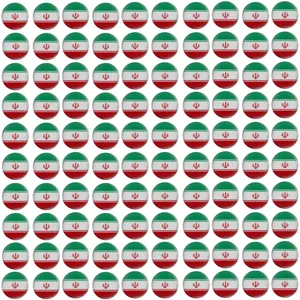 پیکسل مدل پرچم کشور جمهوری اسلامی ایران کد S5-100 مجموعه 100 عددی